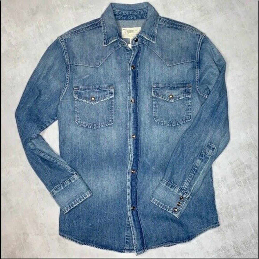 Current Elliott Denim Shirt "The Western"